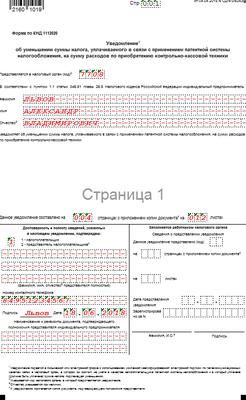 Пример заполнения патента на 2025 год